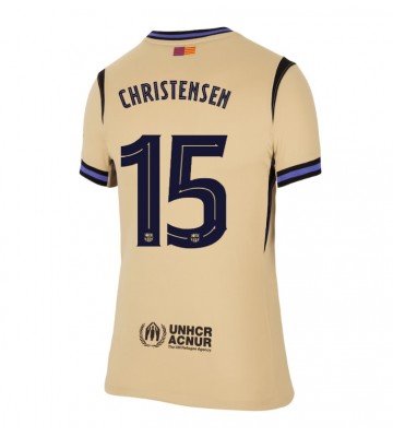 Barcelona Andreas Christensen #15 Replika Bortatröja Damer 2025-26 Kortärmad